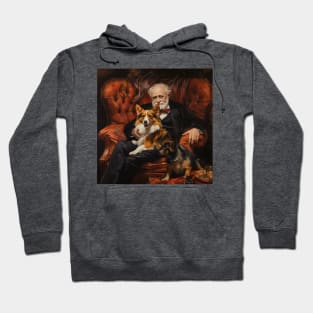 Pavlov and Corgi Hoodie